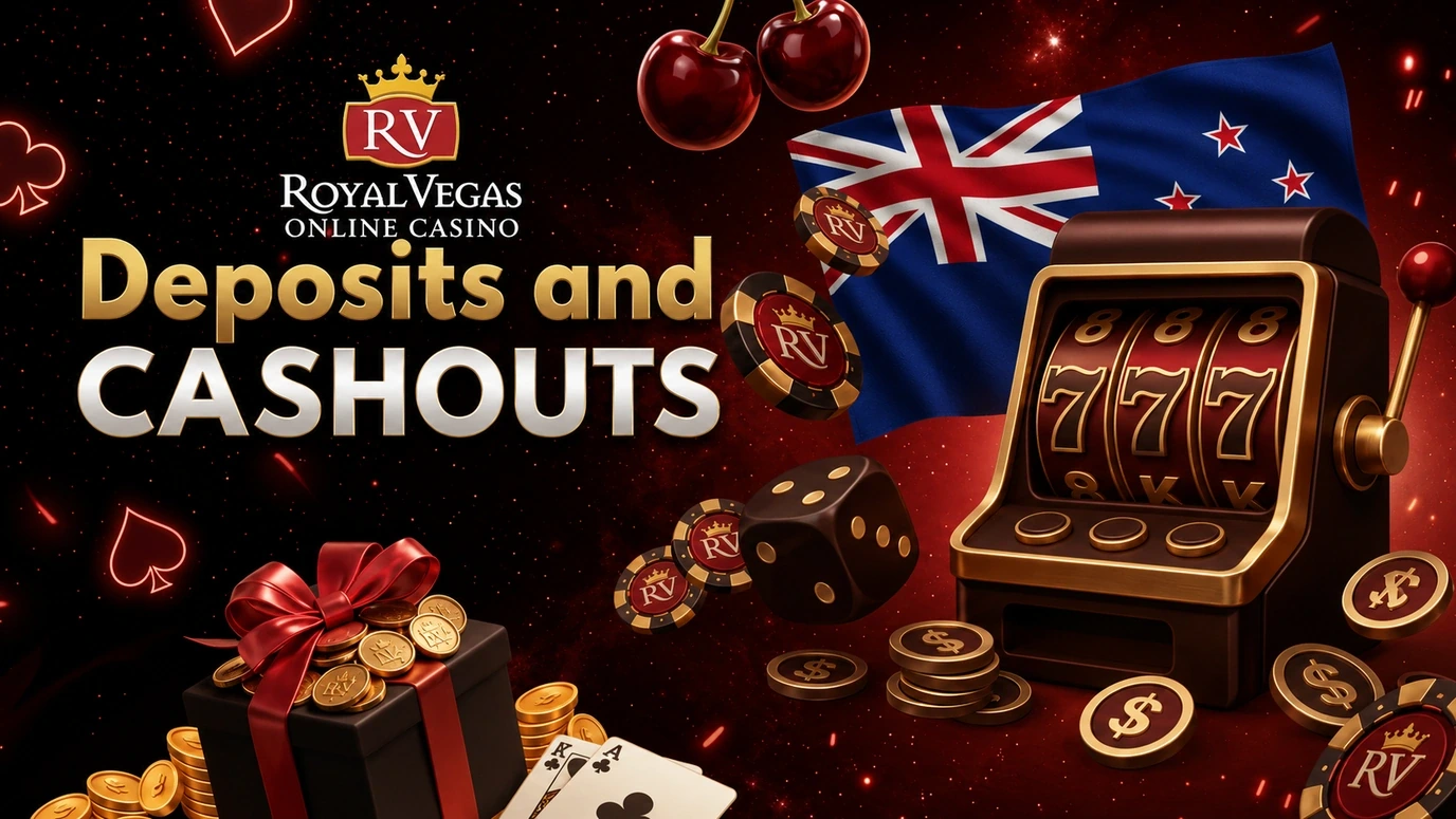 Deposits and cashouts at Royal Vegas for NZ players
