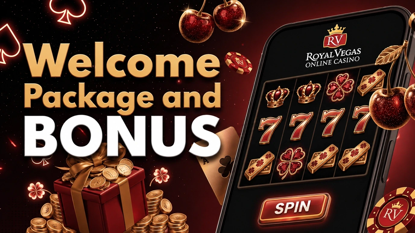 Royal Vegas welcome package and bonus